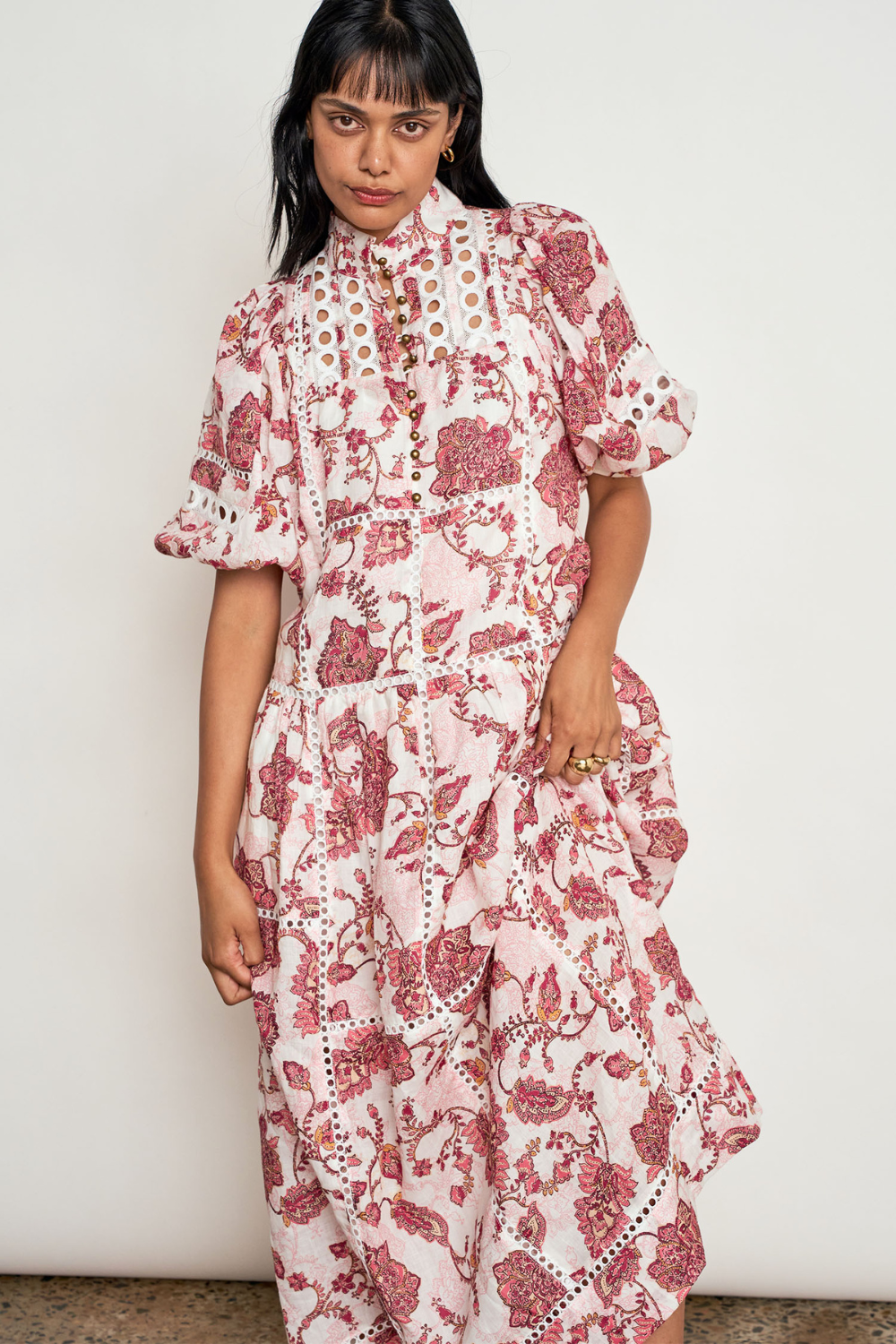 Flutter Dress | Rose Paisley