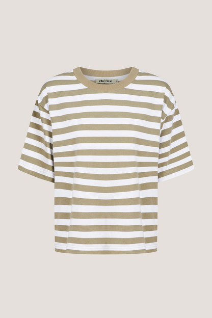 Studio Stripe Tshirt | Olive