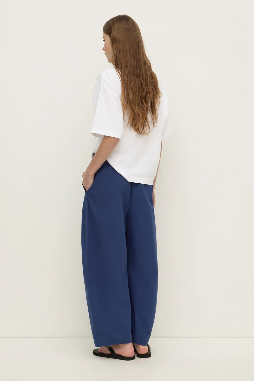 Lola Barrel Pant | Imperial Blue