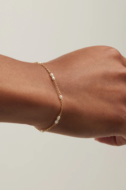 18k Gold Vermeil Serene Dreams Pearl Bracelet