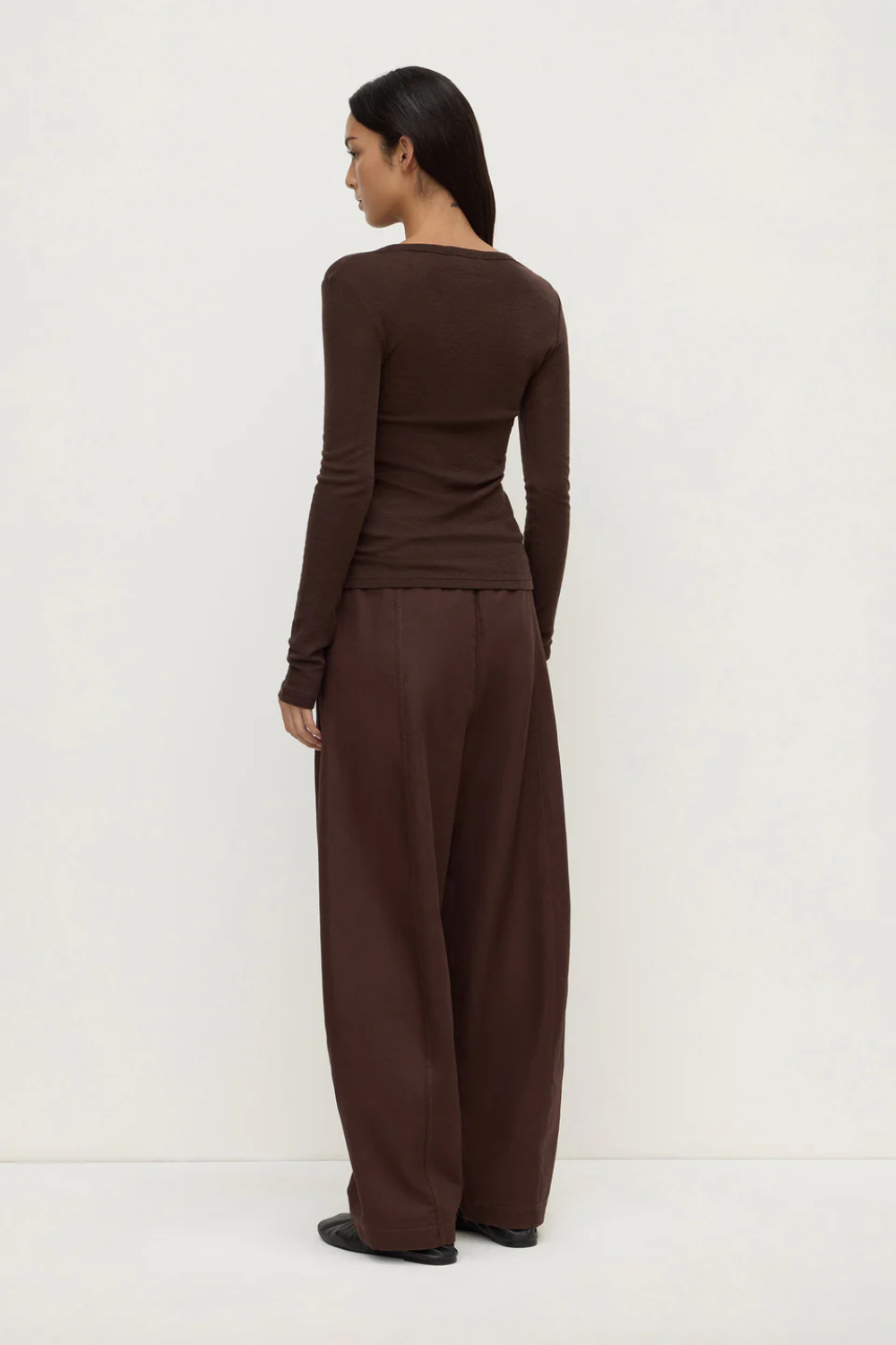 Nora Merino Wool Henley | Ganache