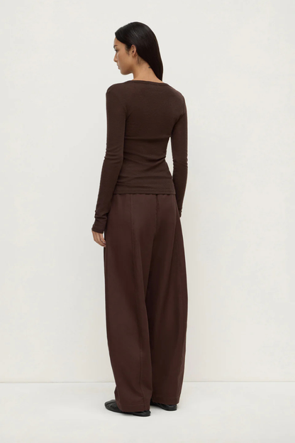 Nora Merino Wool Henley | Ganache