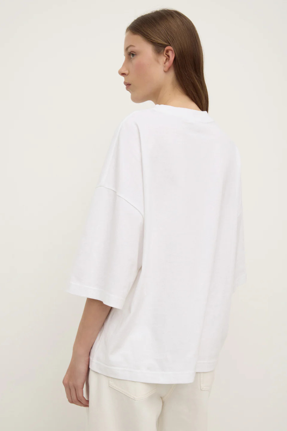Max Cotton Oversized Tee | White