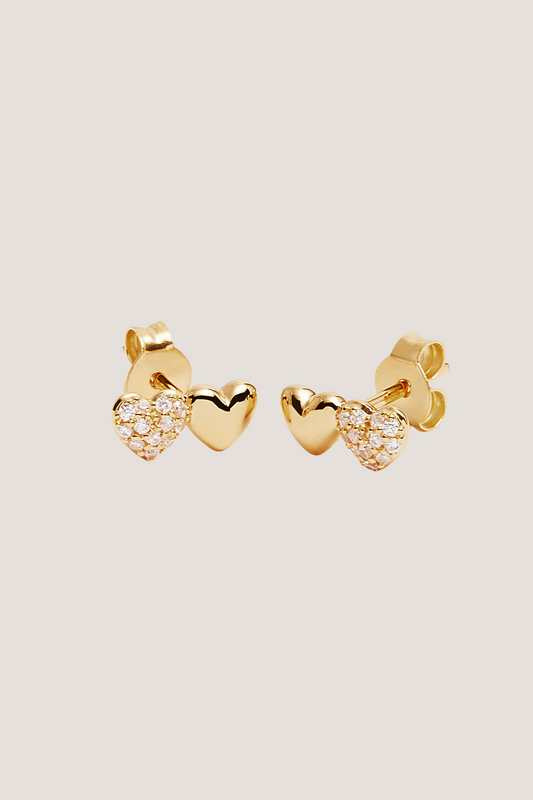 18k Gold Vermeil Always By Your Side Stud Earrings