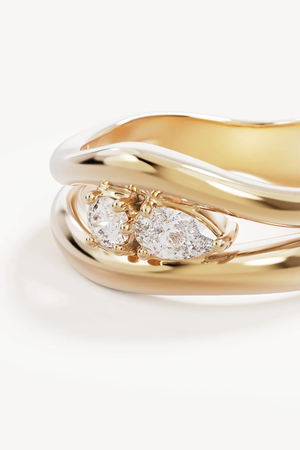 18k Gold Vermeil Celestial Path Ring