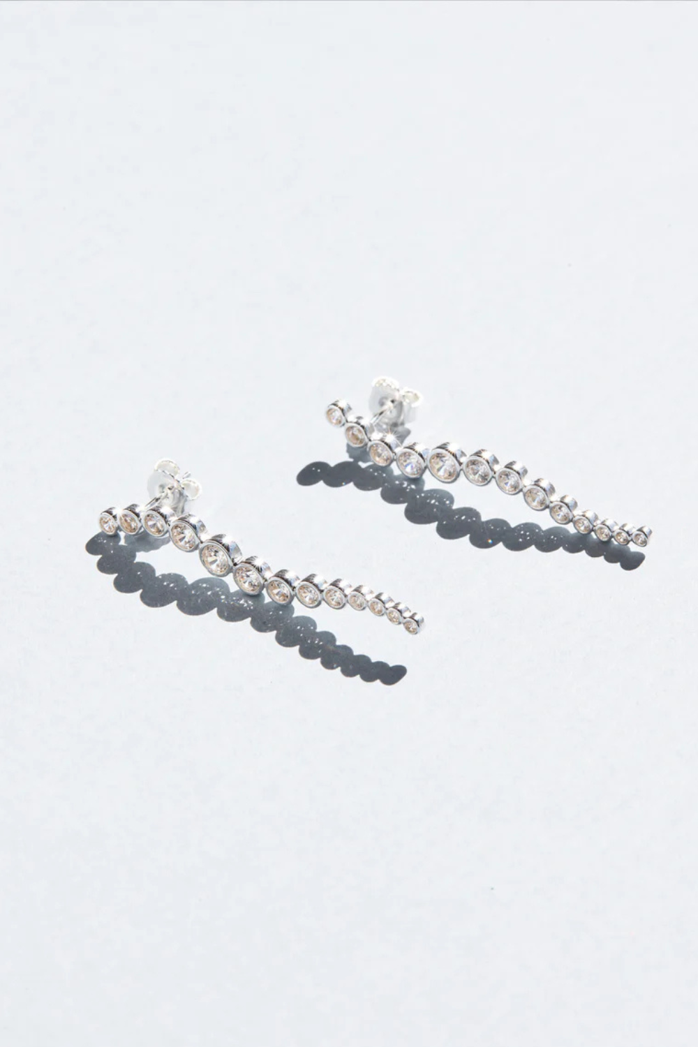 Crescendo Drop Earrings | Silver