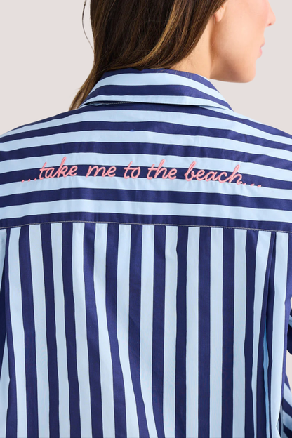 Adrift Shirt | Blue Stripe