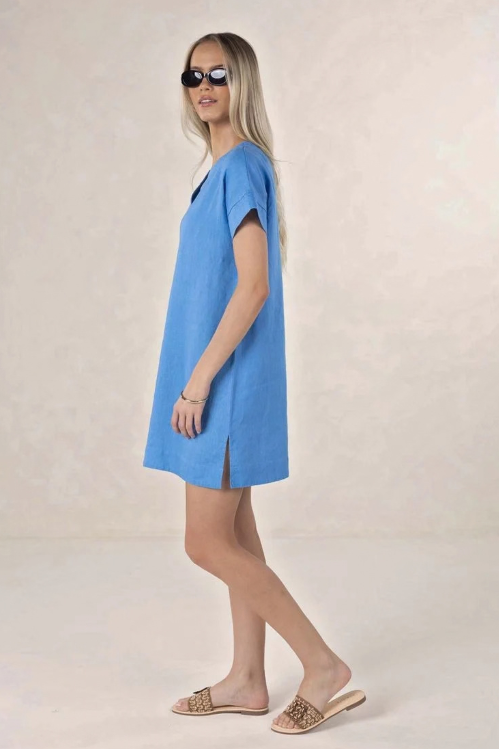 Yana Dress | Cornflower
