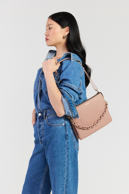 Matilda Crossbody Rosewater + Tonal Chain