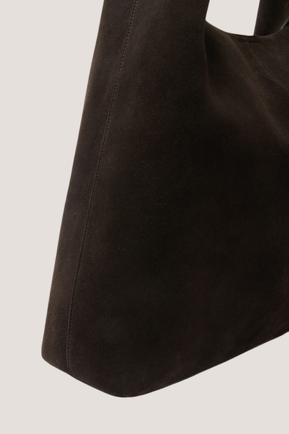 Neve Suede Shoulder Bag | Ganache