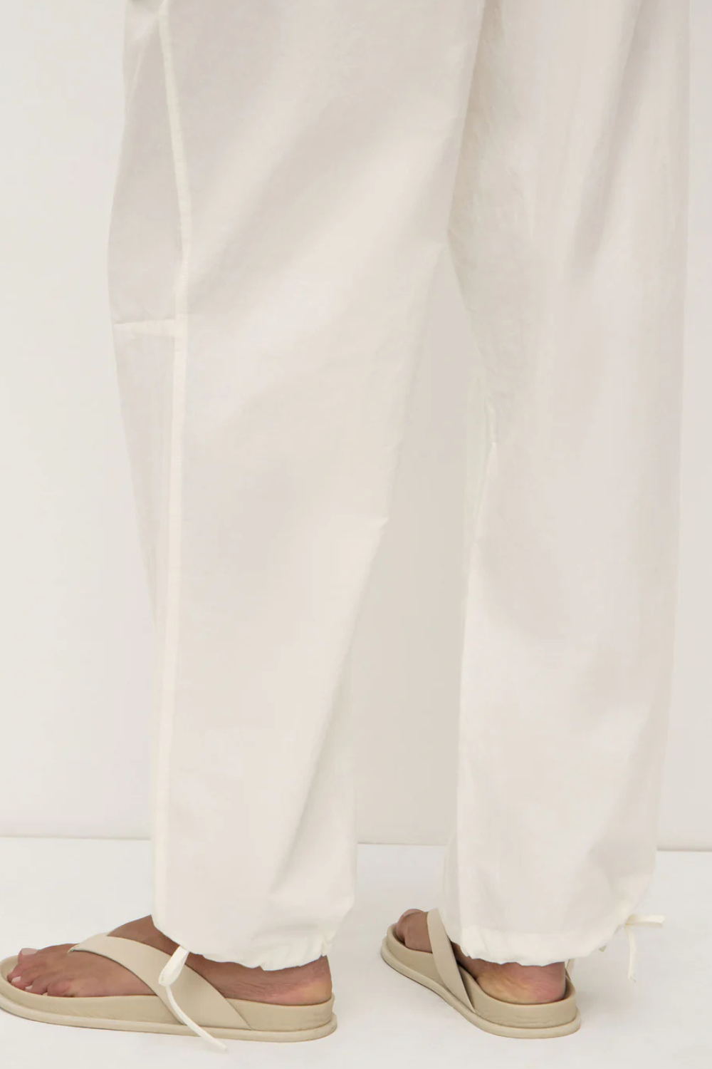 Rooney Poplin Pant | White
