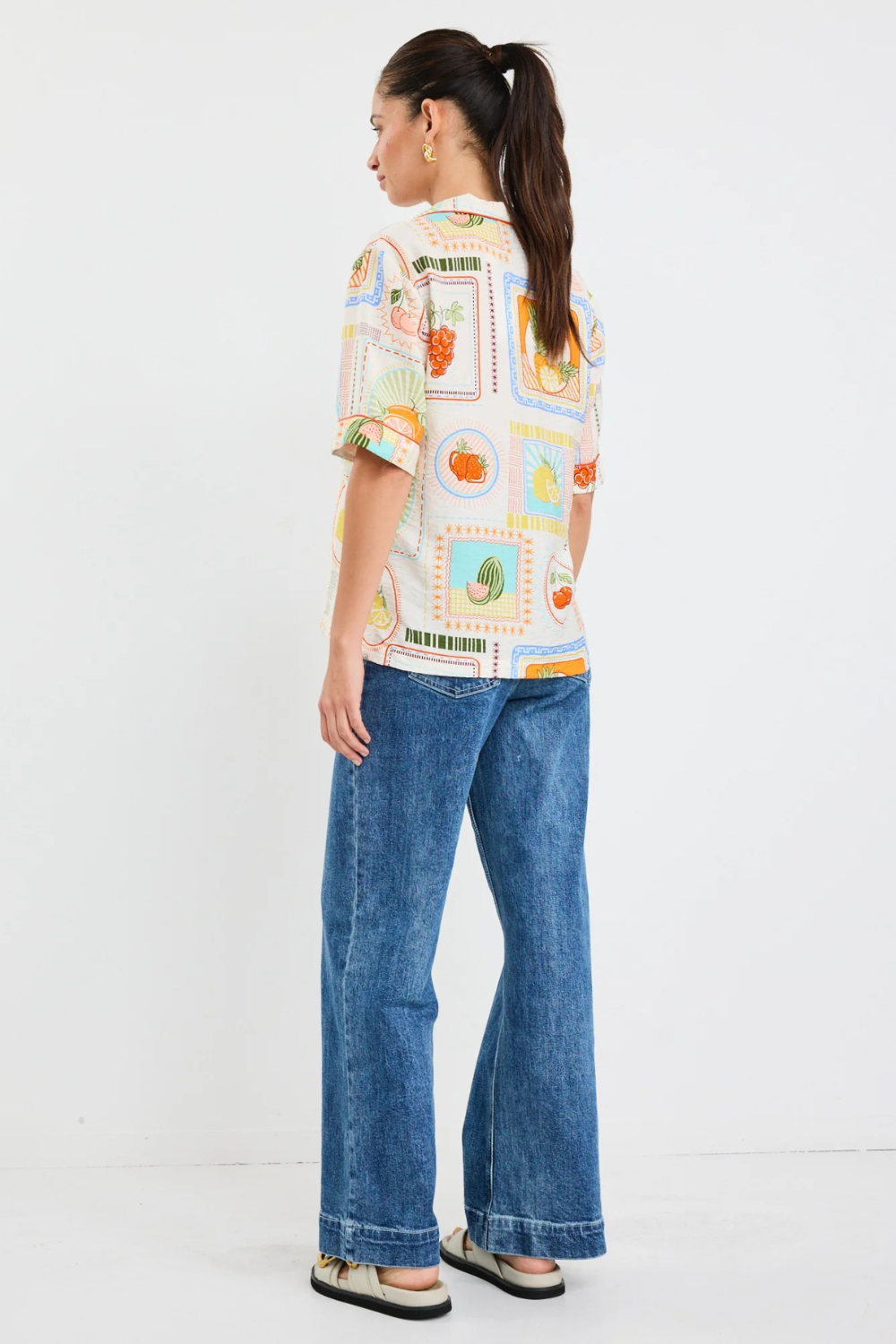 Destination Tropical Postcard SS Shirt