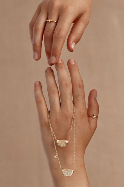 18k Gold Vermeil Live In Light Lotus Necklace