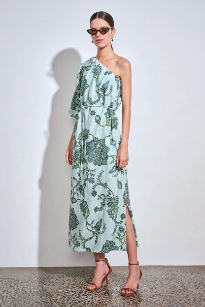 Silhouette Dress | Fern Paisley