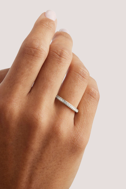 Sterling Silver With Love Ring