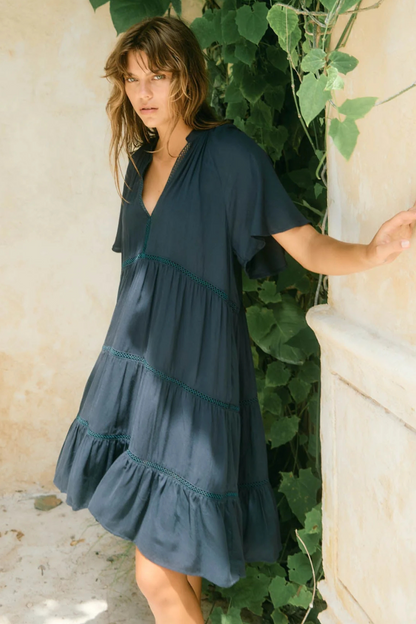 Oline Dress | Navy