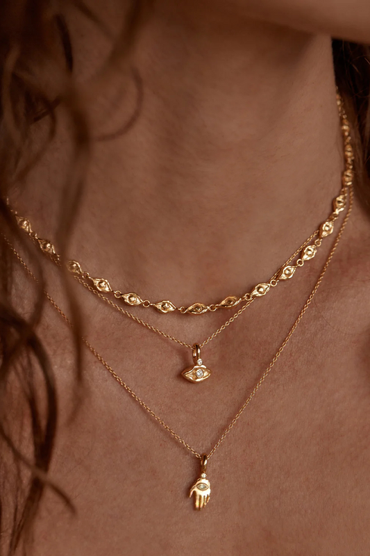 18k Gold Vermeil I am Protected Necklace
