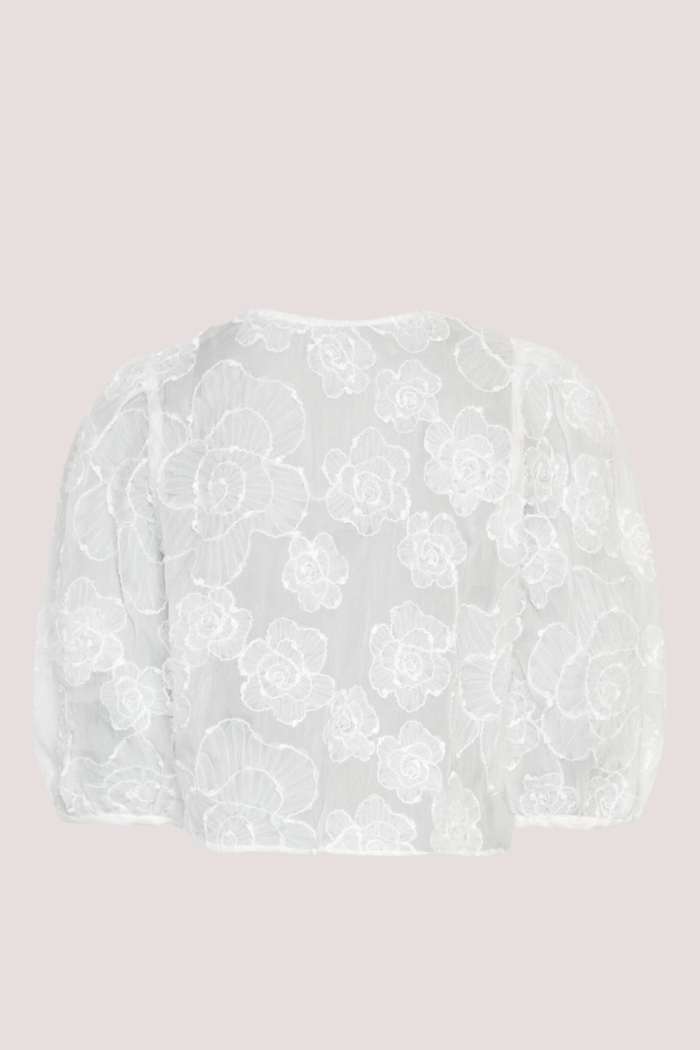 MSCH Ismene 3/4 Shirt Emb | Bright White