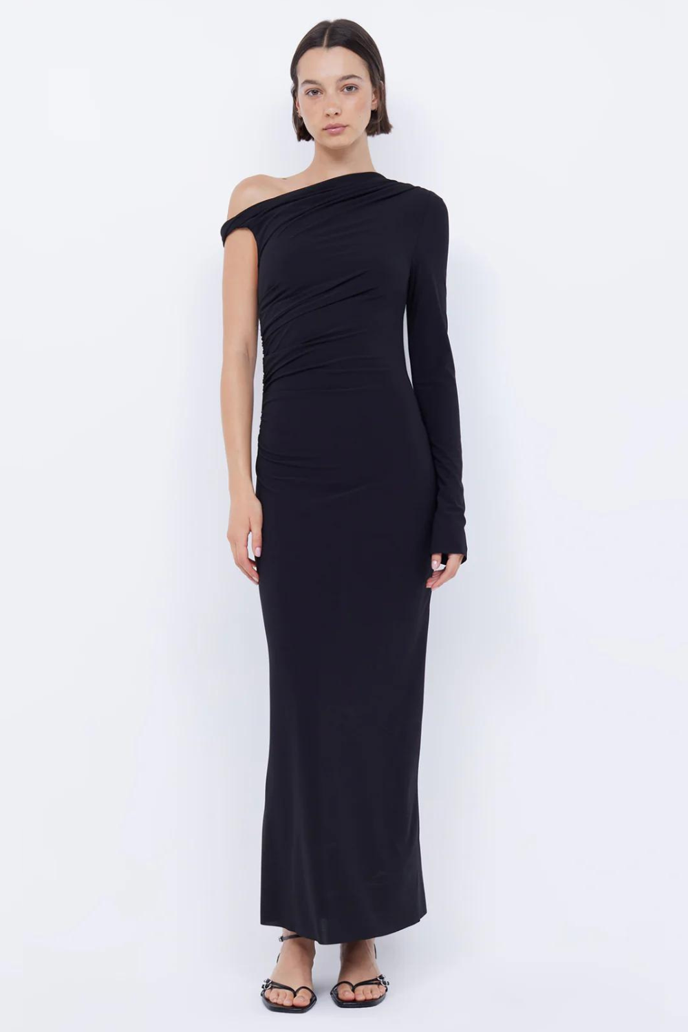 Nabila Asym Midi Dress