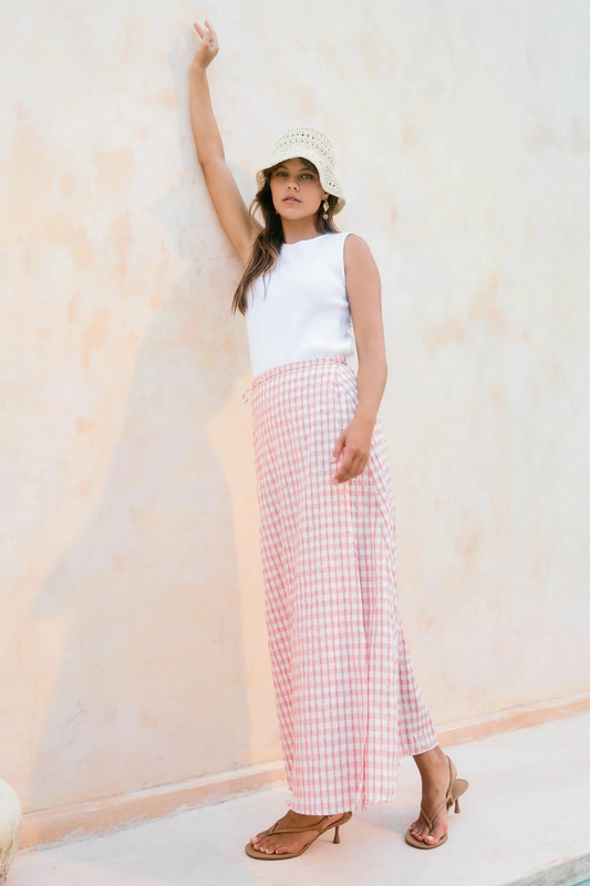 Esther Wrap Skirt | Pink