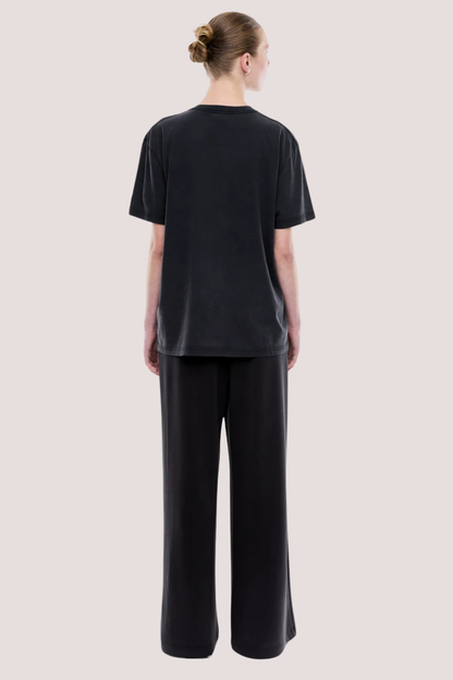 Jessie Oversized Tee Collegiate | Vintage Black