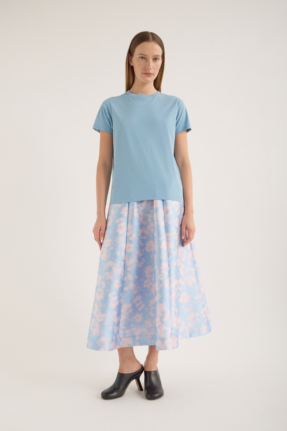 Verte Tee | Washer Blue