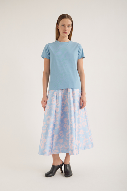 Verte Tee | Washer Blue