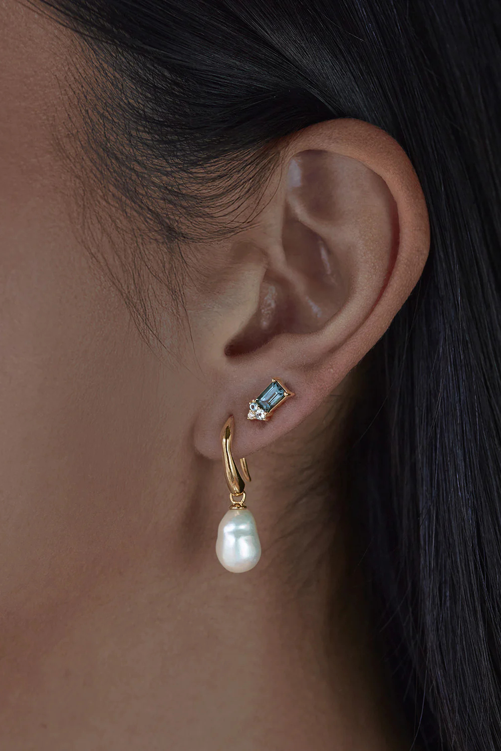 18k Gold Vermeil Endless Devotion Stud Earrings