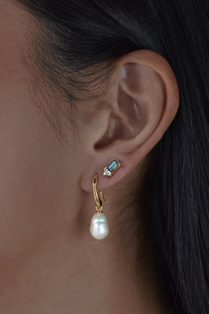 18k Gold Vermeil Endless Devotion Stud Earrings