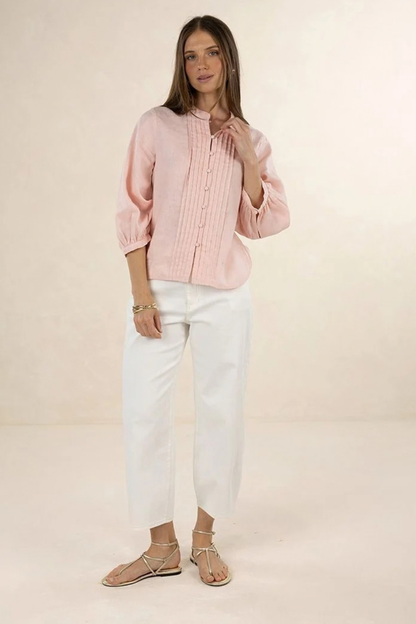 Hazel Blouse | Soft Pink