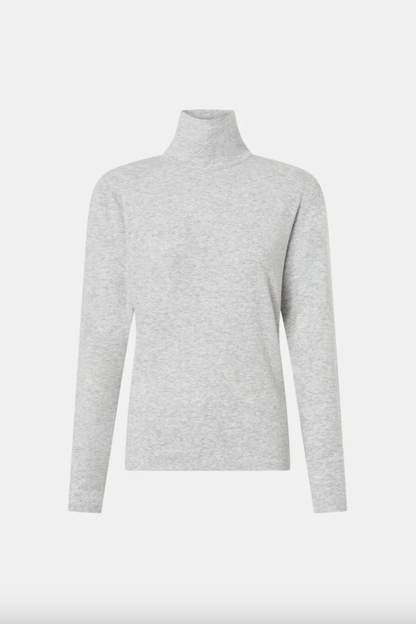 Florian Turtleneck Top | Grey Marle