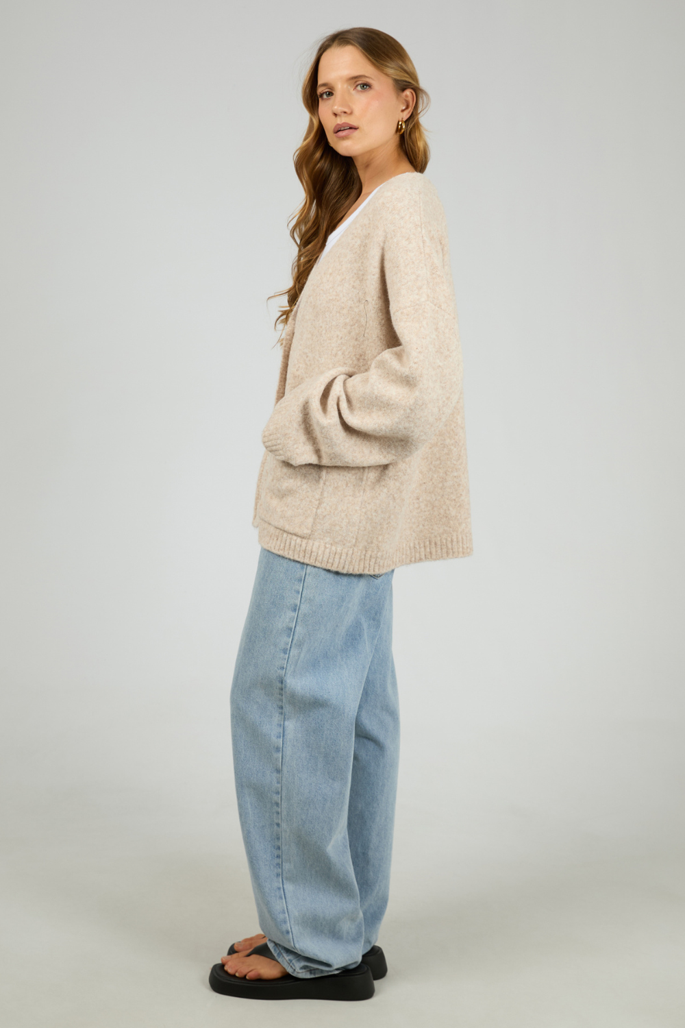 Willow Knit Cardigan | Oat