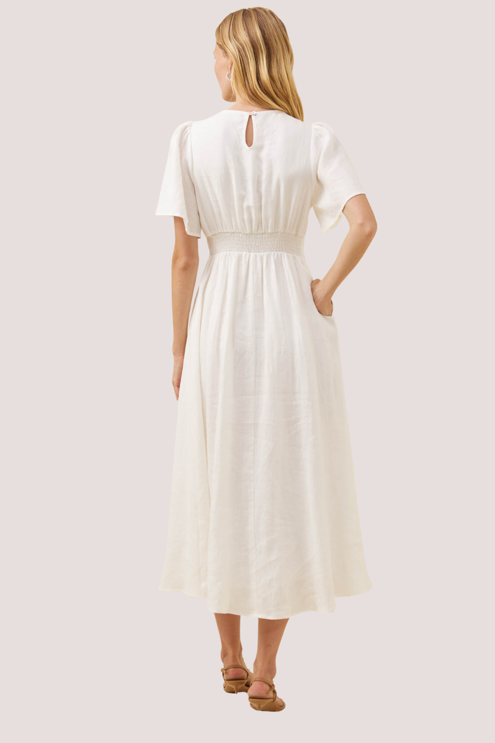 Anita Maxi Dress | White