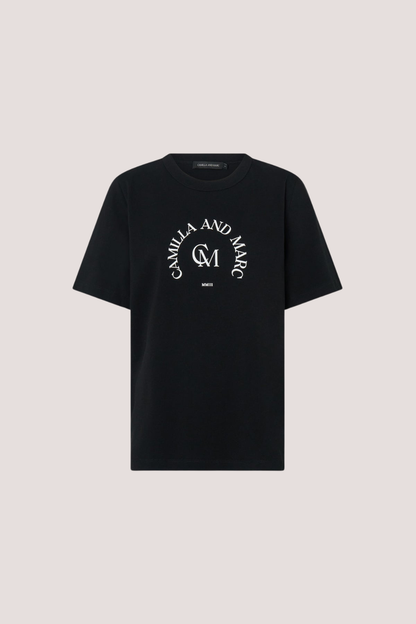 Karine Graphic Tee | Black