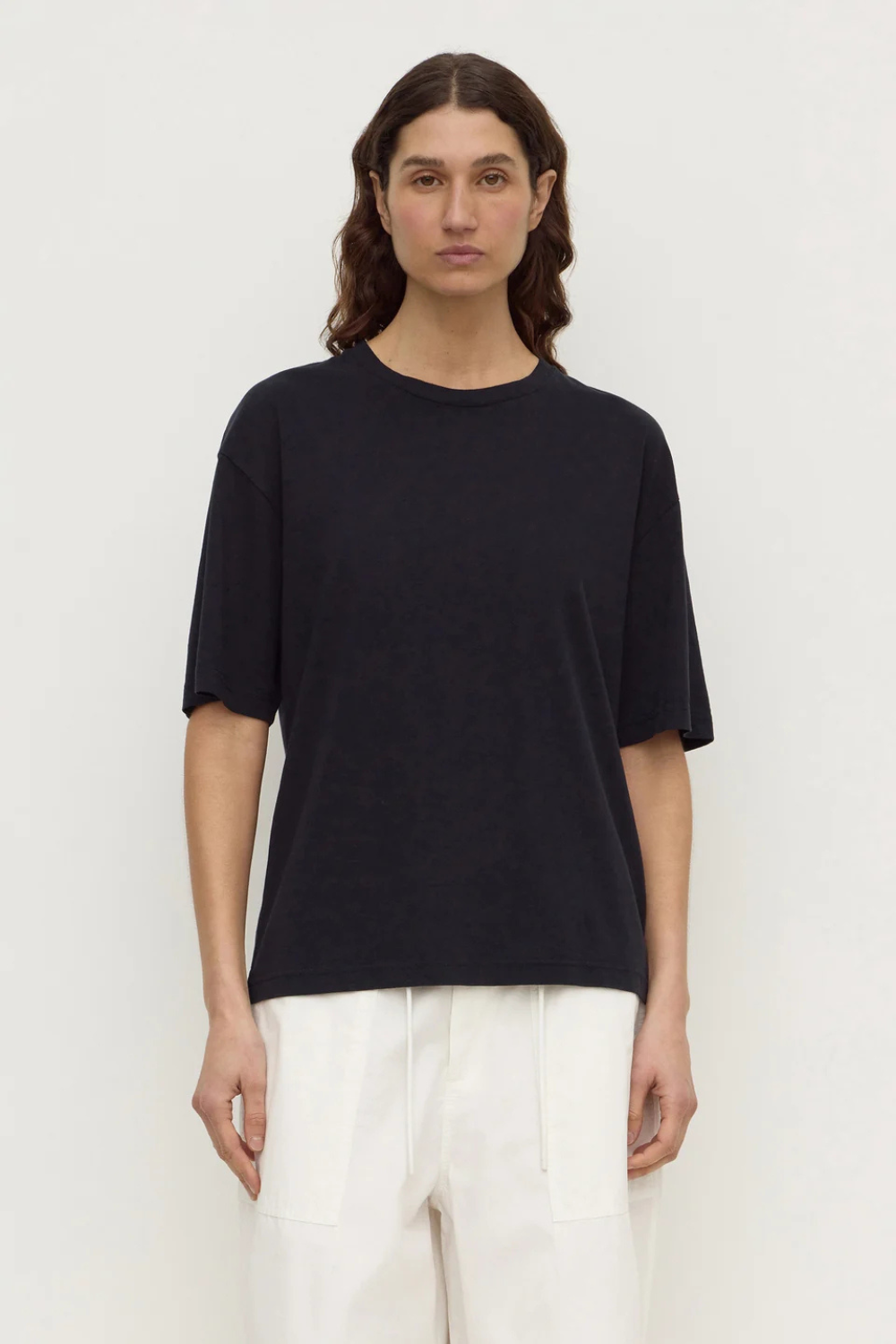 Kira Cotton Hemp Tee | True Navy