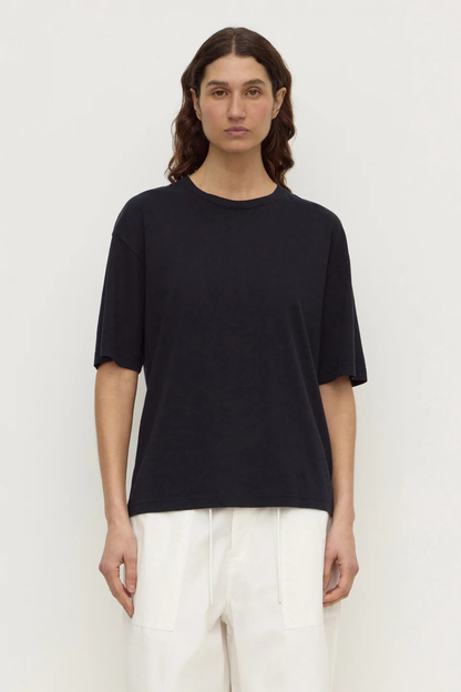 Kira Cotton Hemp Tee | True Navy