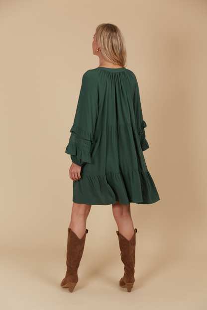 Aphrodite Relaxed Dress | Pine