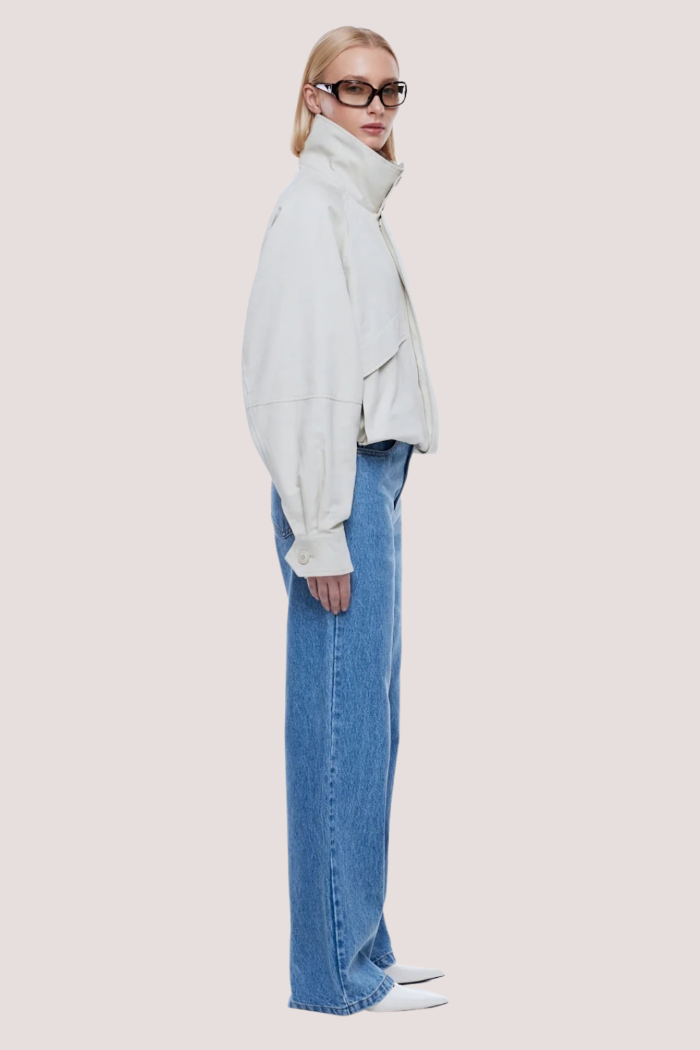 Zadie Bomber Jacket | Sand