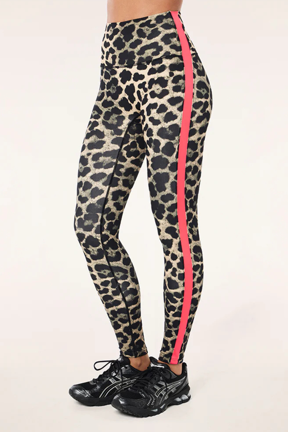 Highgate Full Length Legging | Leopard/Diva Pink