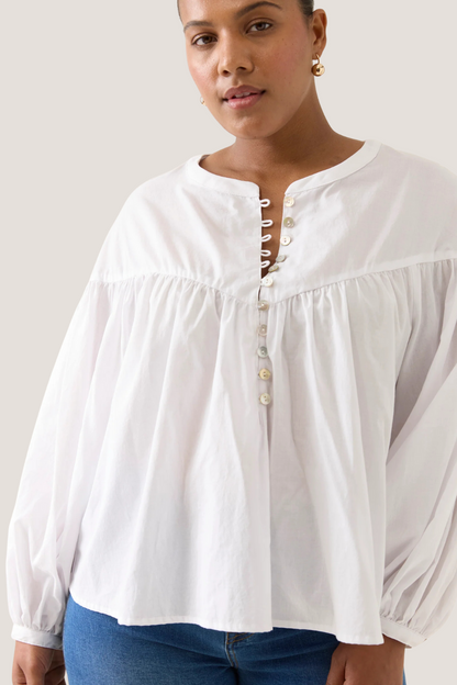 Aurora Button Blouse | Lotus