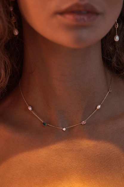18k Gold Plated You Are Infinite Choker