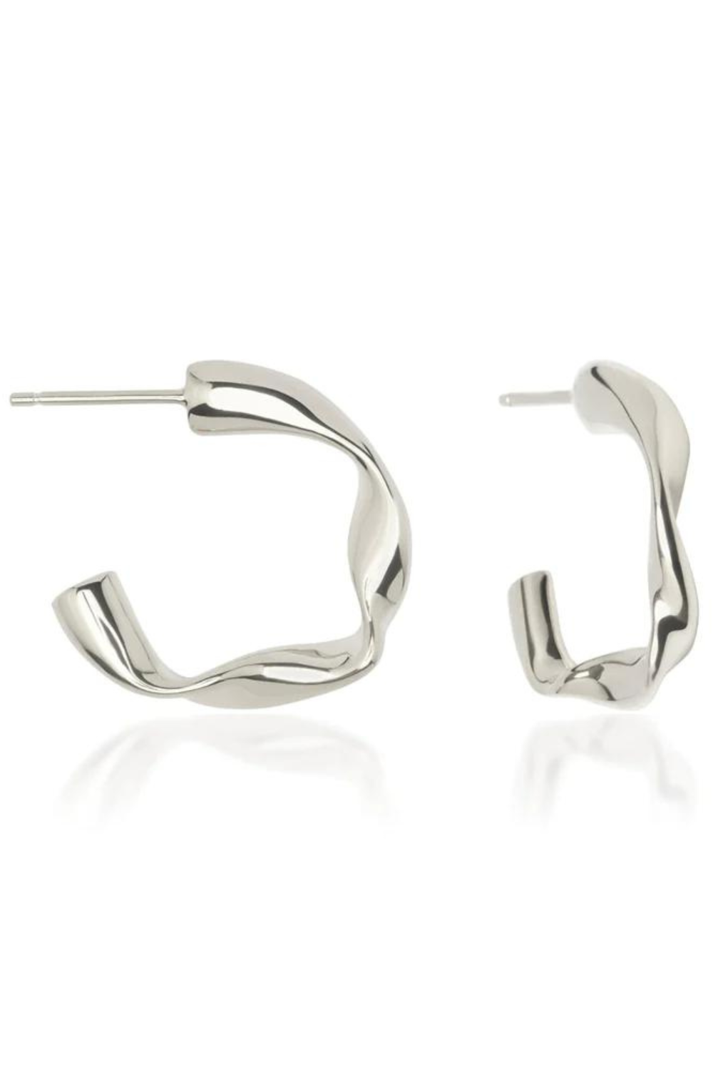 Amalfi Hoops | Silver