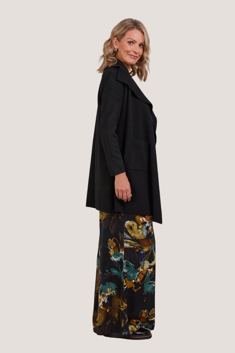 Palmer Relaxed Cardigan | Black