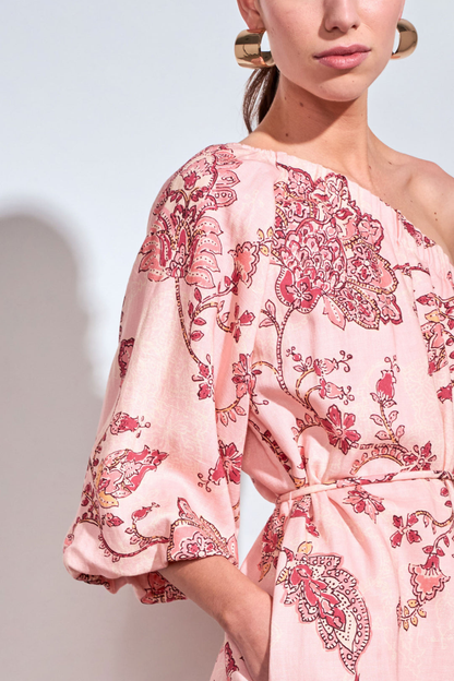 Silhouette Dress | Peony Paisley