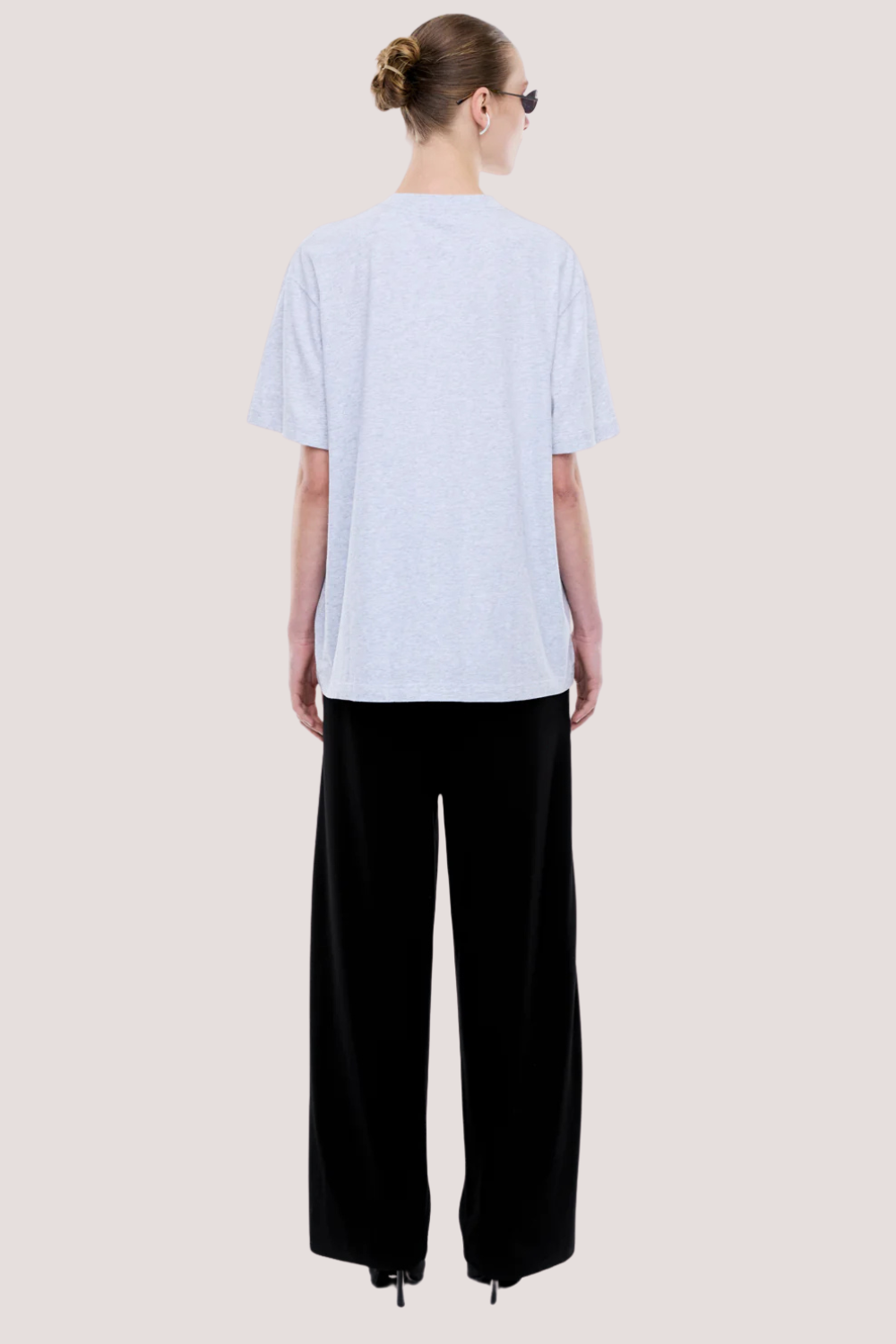 Jessie Oversized Tee College | Mid Grey