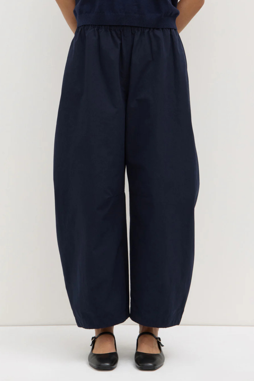 Lola Barrel Pant | Navy
