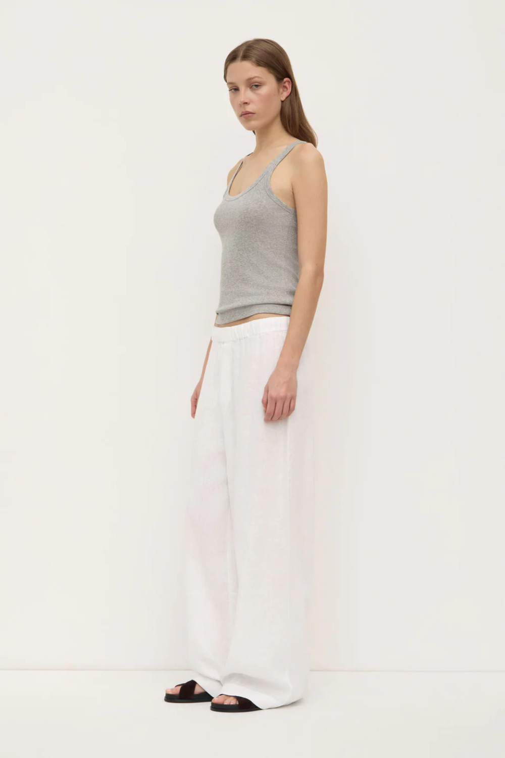 Everyday Linen Pant | White