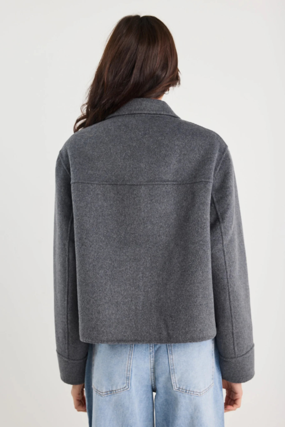 Autograph Chocolate Soft Fine Gauge Crewneck Cardigan