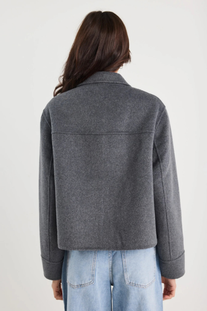 Autograph Chocolate Soft Fine Gauge Crewneck Cardigan