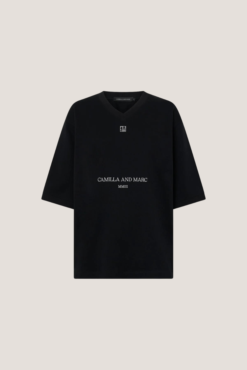 Larissa Logo Tee | Black